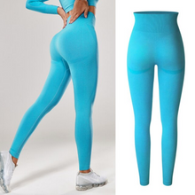 Load image into Gallery viewer, Leggings - Soft Shade Leggings - Red-Style 1 - Blue-Light-Style 2 / L - stylesbyshauntell
