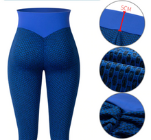 Load image into Gallery viewer, Leggings - Flattering Fit Leggings - Blue - Blue / XL - stylesbyshauntell
