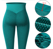 Load image into Gallery viewer, Leggings - Flattering Fit Leggings - Green - Green / M - stylesbyshauntell
