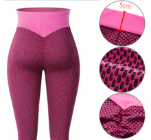 Load image into Gallery viewer, Leggings - Flattering Fit Leggings - Black - Pink / XL - stylesbyshauntell
