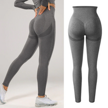 Load image into Gallery viewer, Leggings - Soft Shade Leggings - Blue-Navy-Style 2 - Gray-Style 1 / L - stylesbyshauntell
