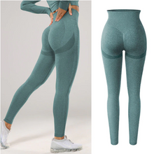 Load image into Gallery viewer, Leggings - Soft Shade Leggings - Green-Style 2 - Green-Dark-Style 1 / L - stylesbyshauntell
