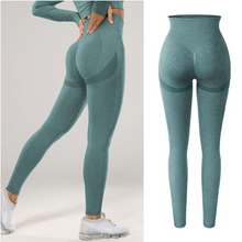 Load image into Gallery viewer, Leggings - Soft Shade Leggings - Yellow-Style 2 - Green-Dark-Style 1 / L - stylesbyshauntell
