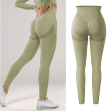 Load image into Gallery viewer, Leggings - Soft Shade Leggings - Yellow-Style 2 - Green-Light-Style 1 / L - stylesbyshauntell
