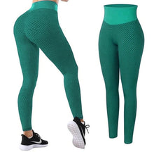 Load image into Gallery viewer, Leggings - Flattering Fit Leggings - Green - stylesbyshauntell

