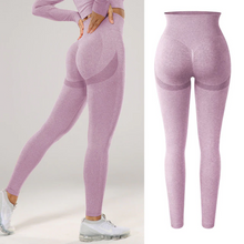 Load image into Gallery viewer, Leggings - Soft Shade Leggings - Yellow-Style 2 - Purple-Light-Style 1 / L - stylesbyshauntell
