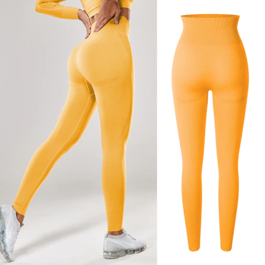 Leggings - Soft Shade Leggings - Yellow-Style 2 - Yellow-Style 2 / L - stylesbyshauntell