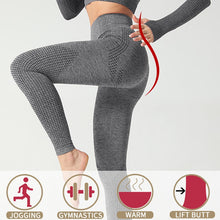 Load image into Gallery viewer, Leggings - Breathable Bounce Leggings - Gray - stylesbyshauntell
