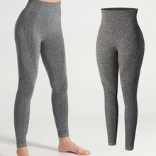 Load image into Gallery viewer, Leggings - Breathable Bounce Leggings - Blue - Gray / S - stylesbyshauntell
